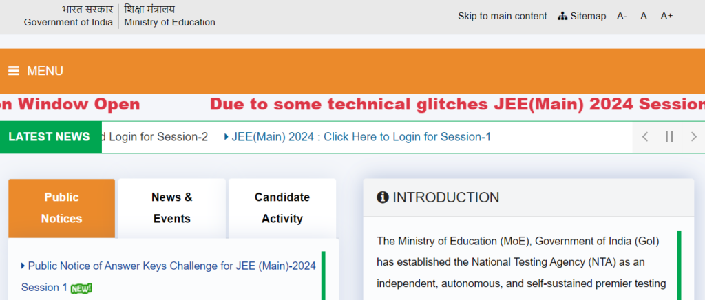 JEE Mains Answer Key 2024 Release Date