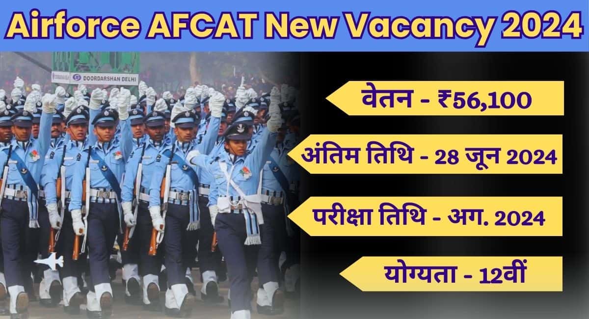 Airforce AFCAT 2024 Notification