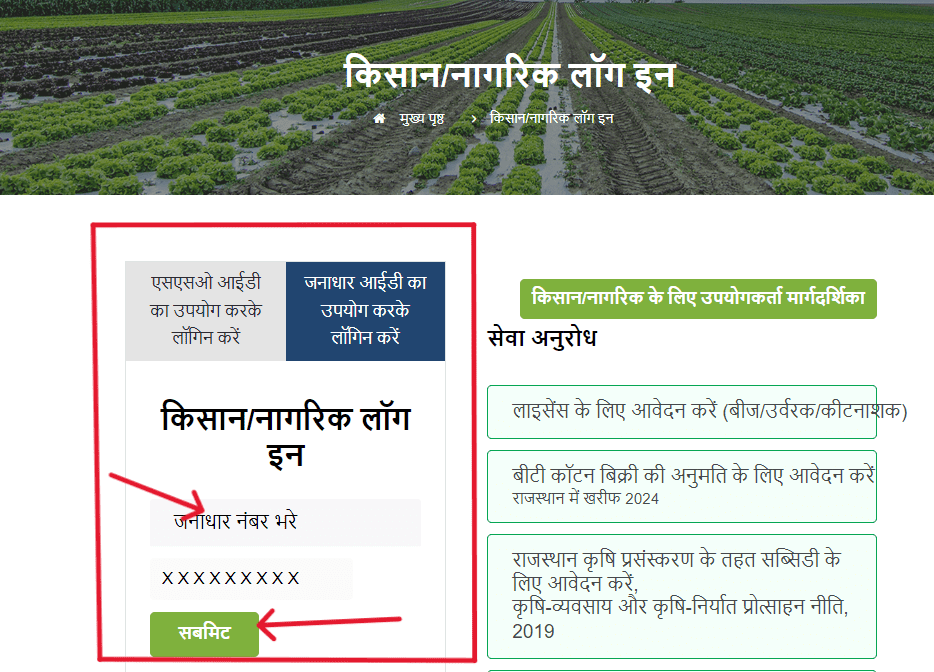 राजस्थान खेत तलाई अनुदान योजना 2024